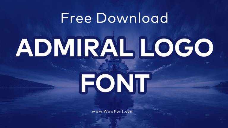 Admiral Logo Font