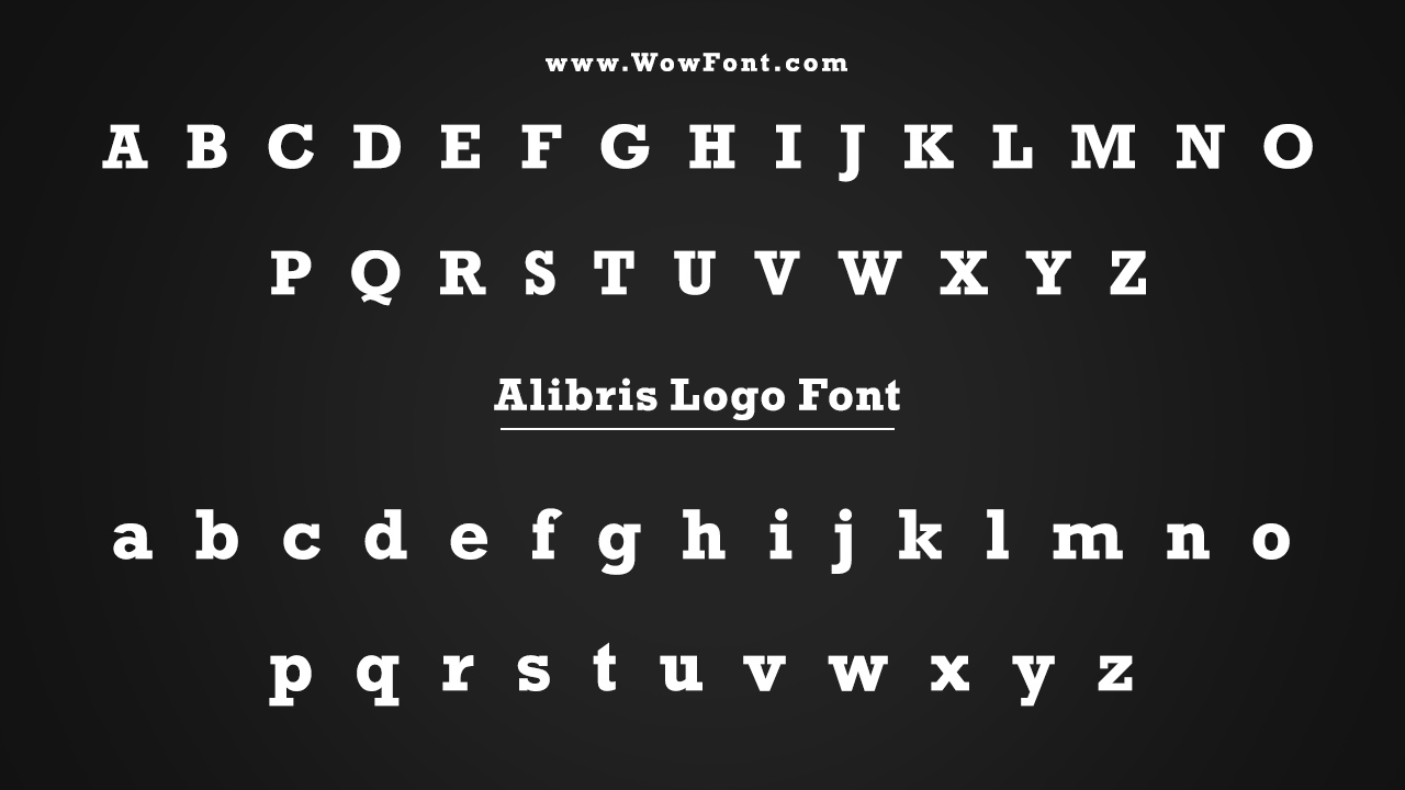 Alibris Logo Font - Family And Styles