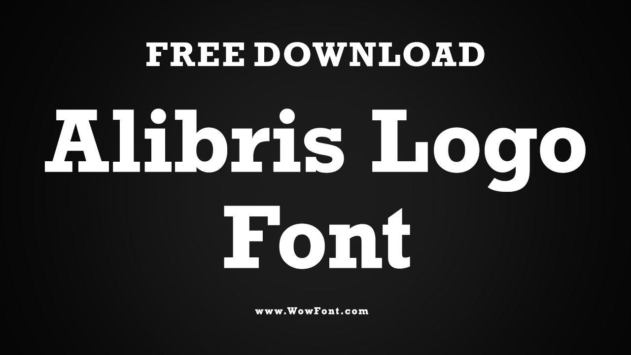 Alibris Logo Font