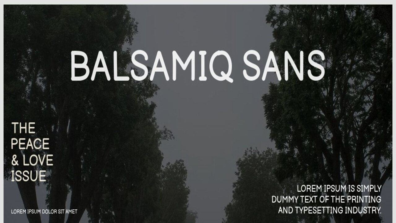 Balsamiq Sans