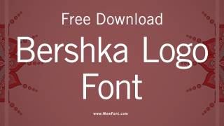 Explore The Bershka Logo Font: Trade Gothic Insights