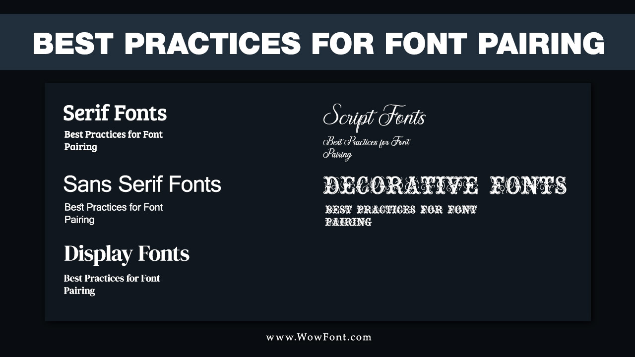 Best Practices for Font Pairing