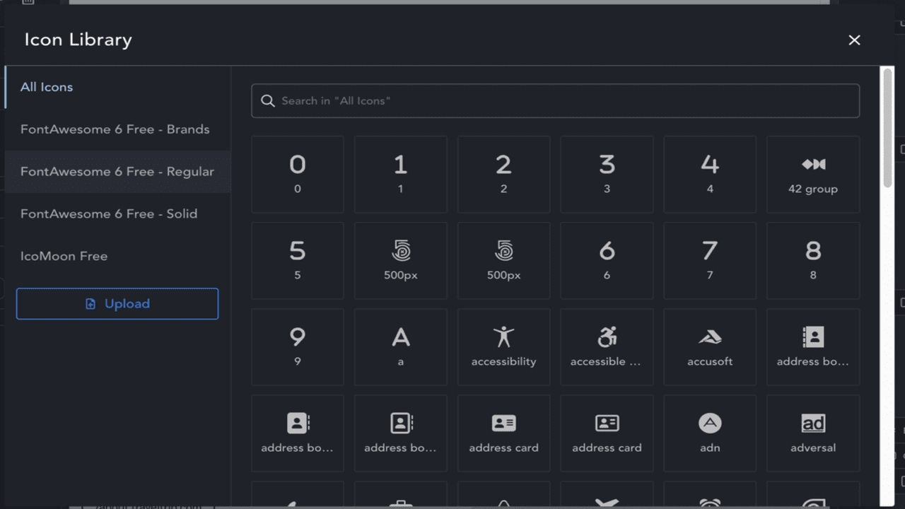 Choose An Icon Font Library