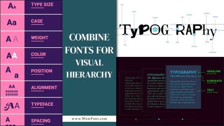 How To Combine Fonts For Visual Hierarchy