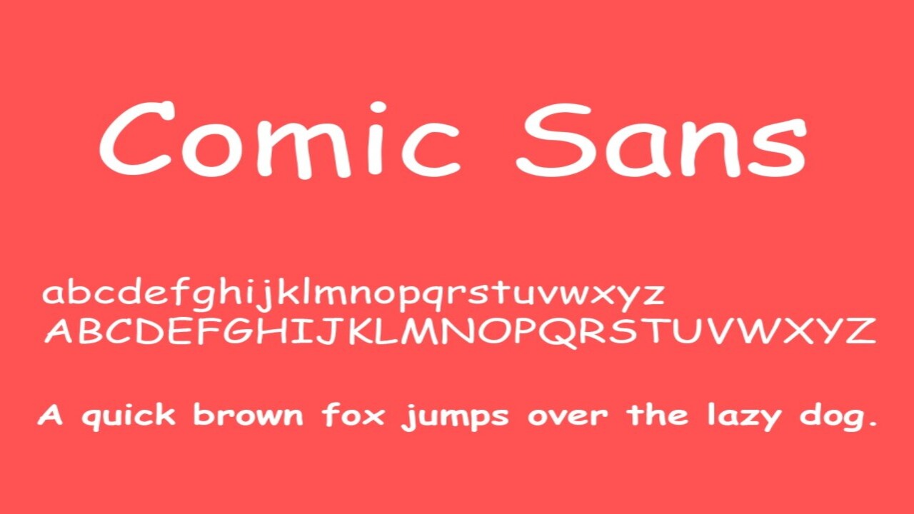 Comic Sans