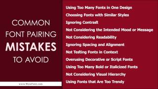 11 Common Font Pairing Mistakes To Avoid