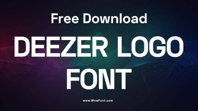 Deezer Logo Font