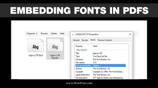 Embedding Fonts In PDFs: How To Do?