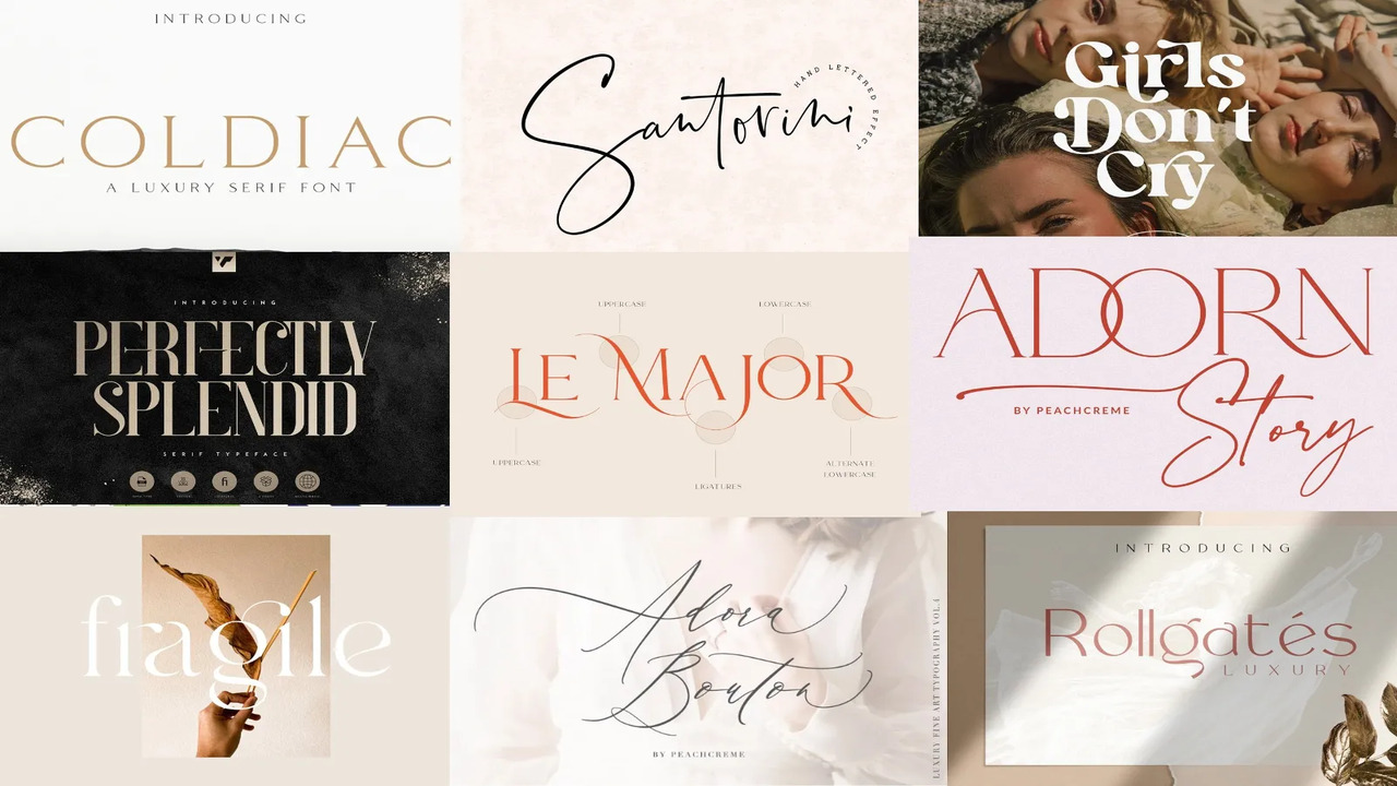 Essential Fashion Fonts For Luxury Branding