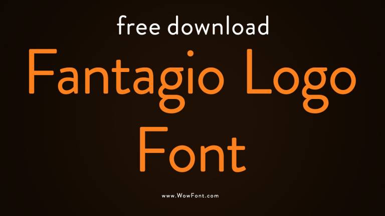 Fantagio Logo Font