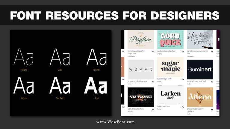 Font Resources for Designers