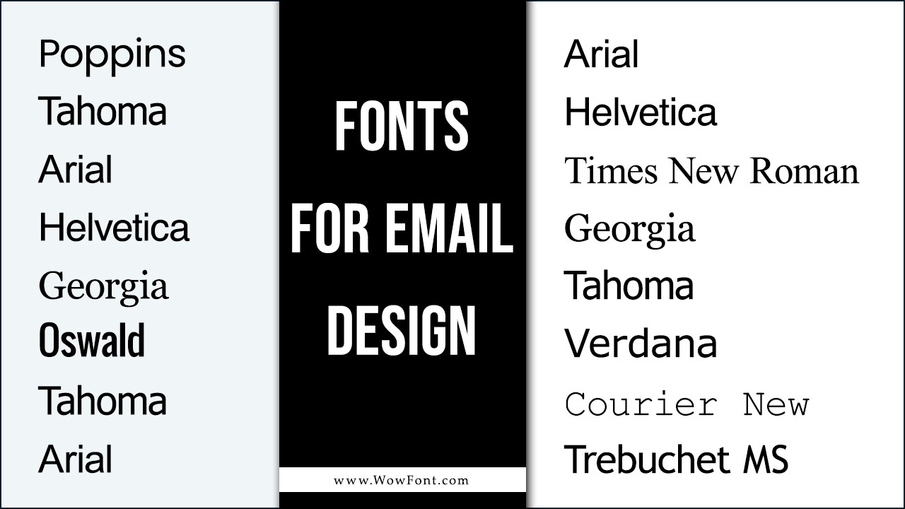 Fonts for Email Design