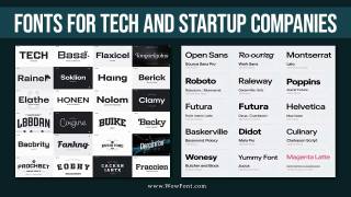 Best Fonts For Tech And Startup Companies In 2024