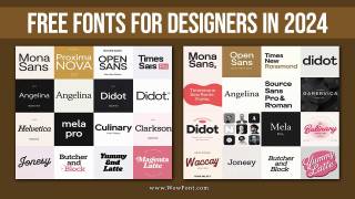 Exploring Free Fonts For Designers in 2024