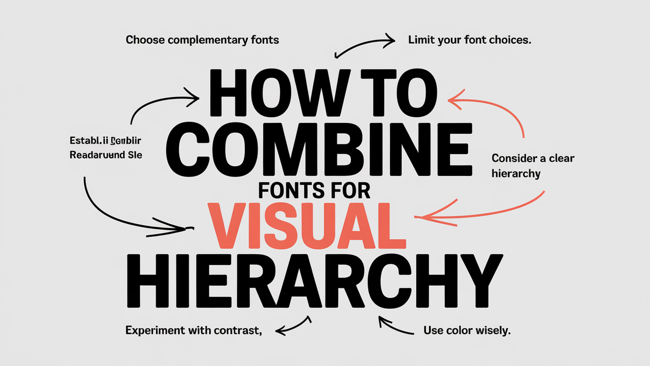 How To Combine Fonts For Visual Hierarchy