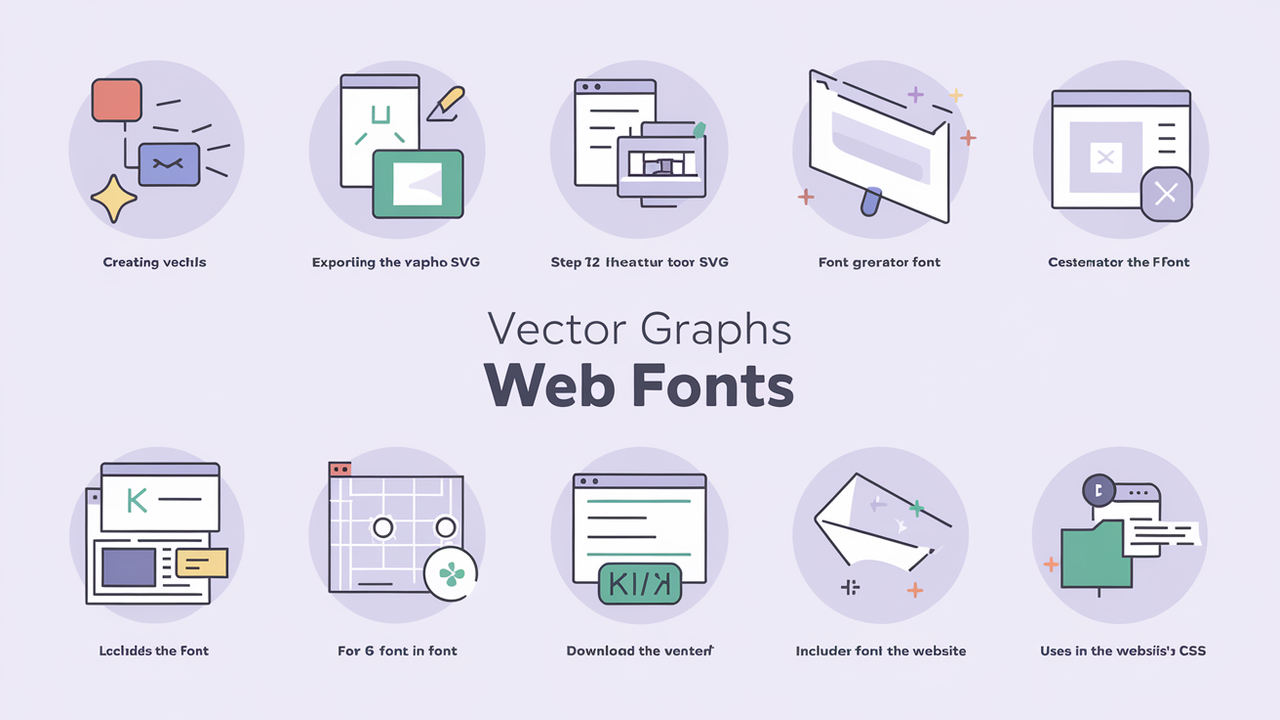 How To Convert Vector Graphics Into Web Fonts