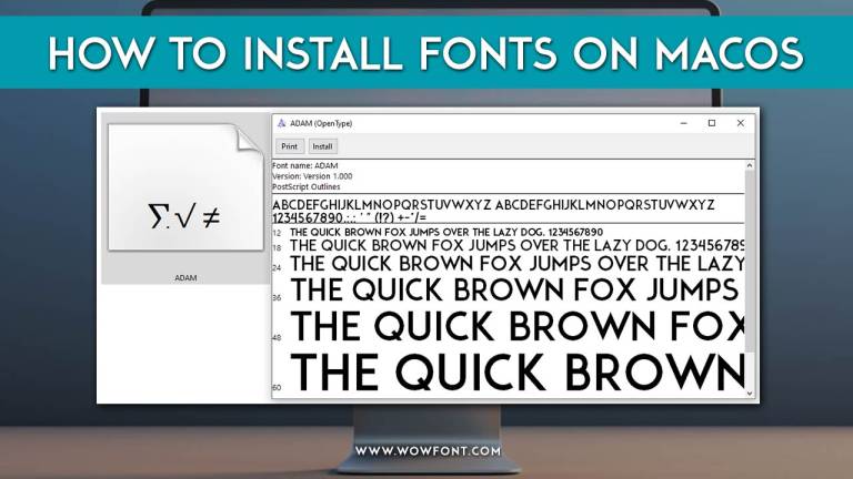 How To Install Fonts On macOS