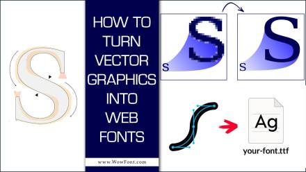 How To Turn Vector Graphics Into Web Fonts