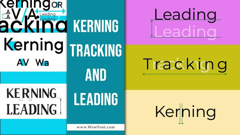 Kerning, Tracking and Leading