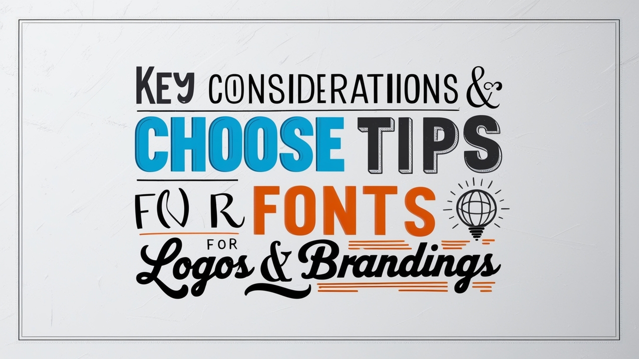 Key Considerations And Tips To Choose Fonts For Logos & Brandings