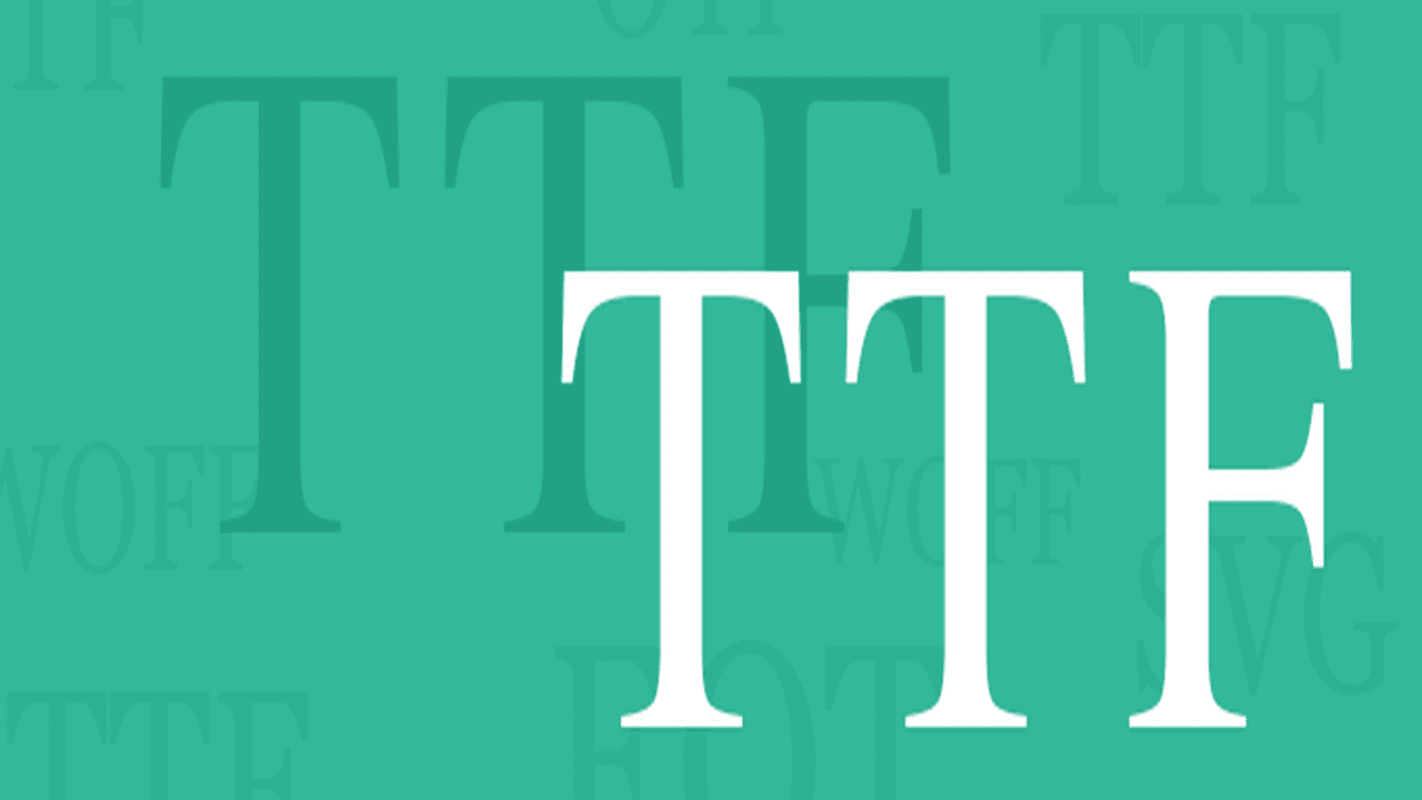 TTF Format (TrueType Font)