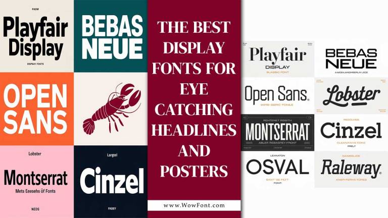 The Best Display Fonts for Eye-Catching Headlines and Posters