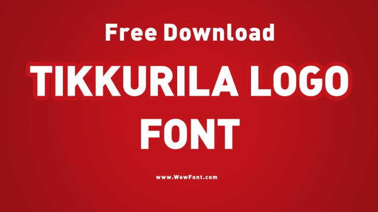 Tikkurila Logo Font