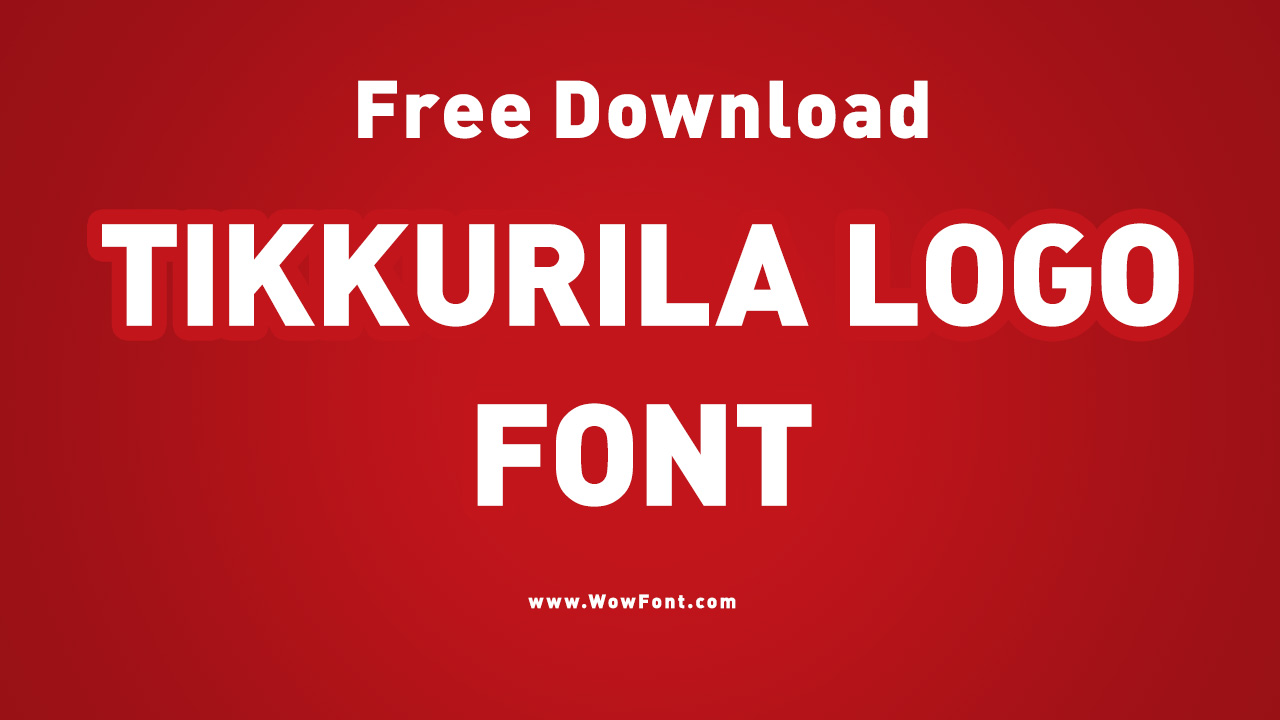 Tikkurila Logo Font