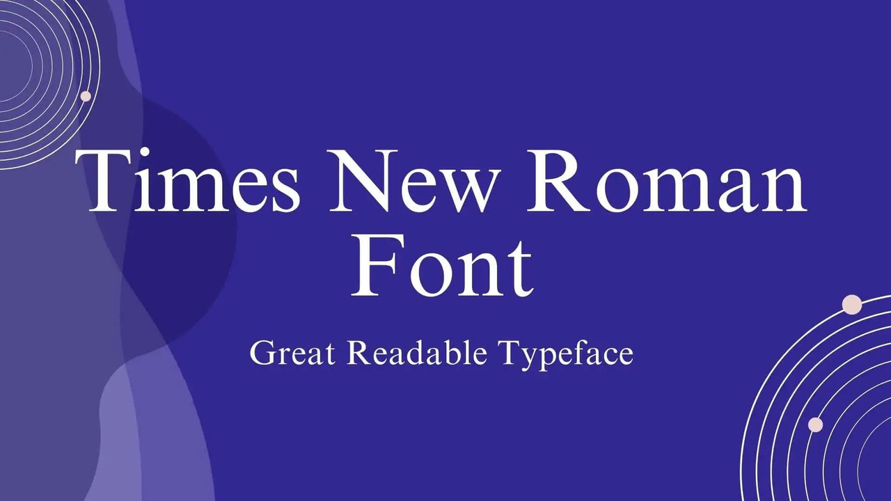 Times New Roman