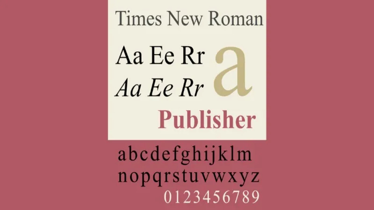 Times New Roman And Serif Classics