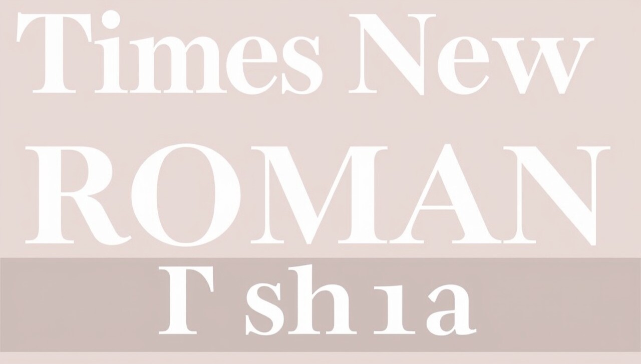 Times New Roman