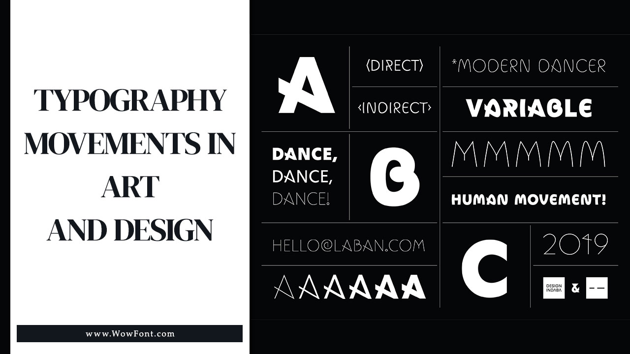 Typography Movements in Art and Design