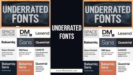 Underrated Fonts: Unlocking Unique Typographic Treasures