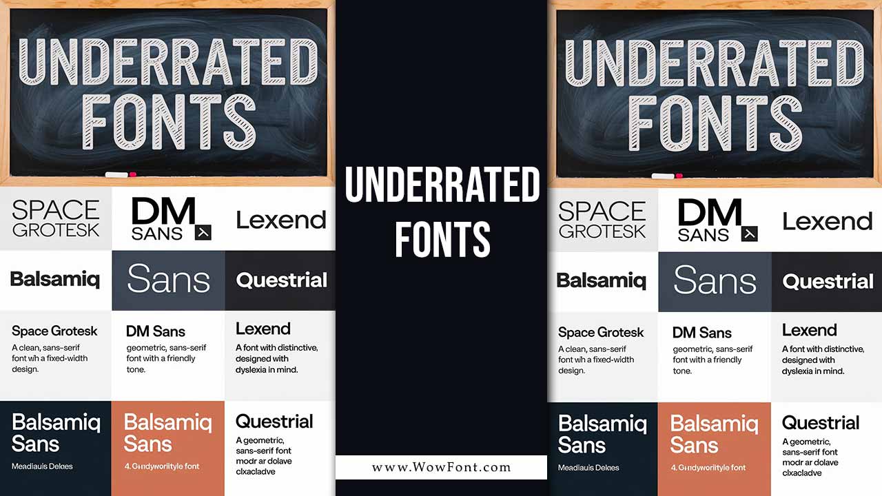 Underrated Fonts