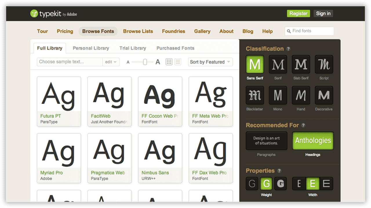 Using Web Fonts (e.g., Google Fonts)