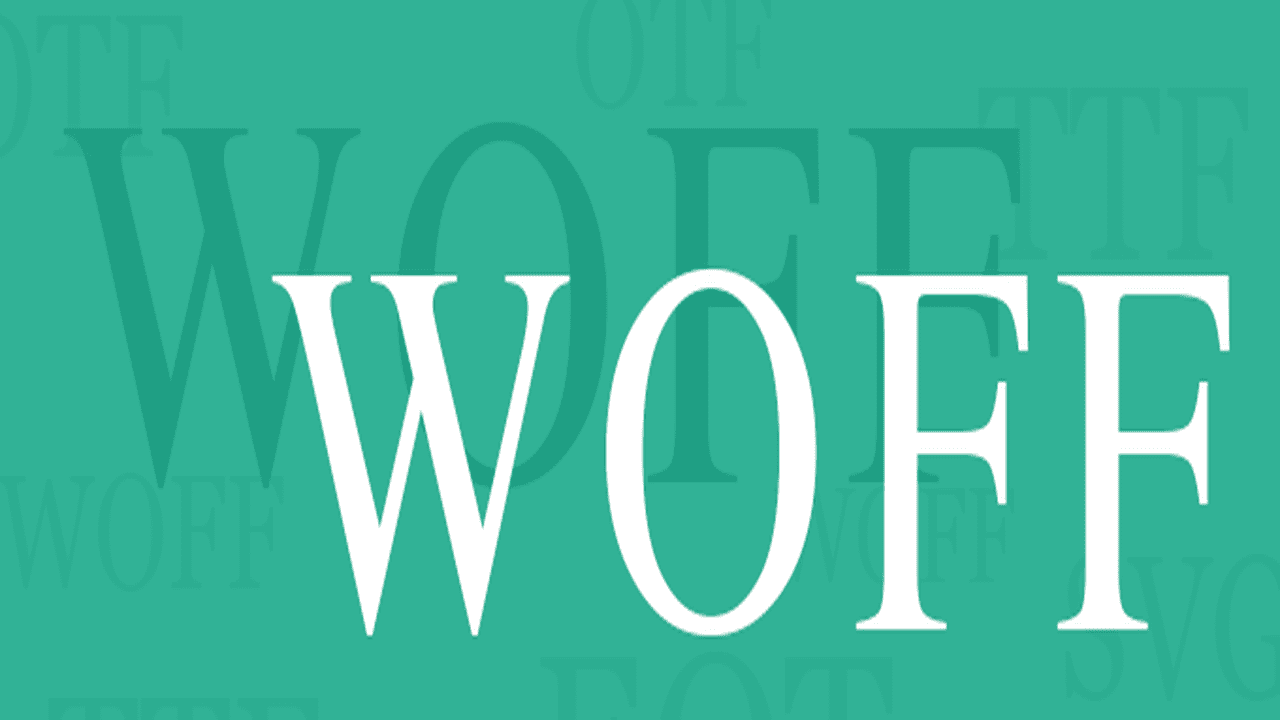 WOFF Format (Web Open Font Format)