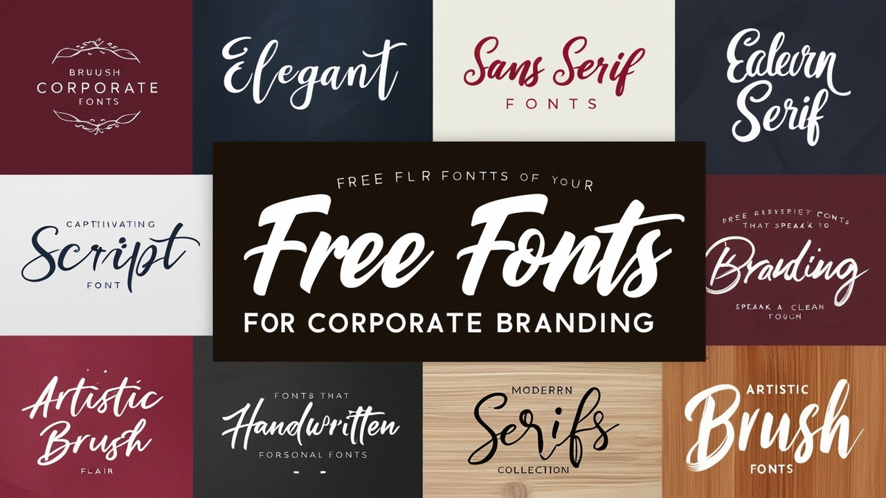 An Extensive Collection Of Free Fonts For Your Corporate Branding