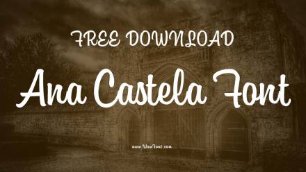 Ana Castela Font: An Elegant And Playful Typeface