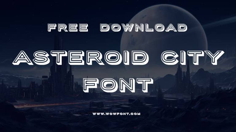 Asteroid City Font