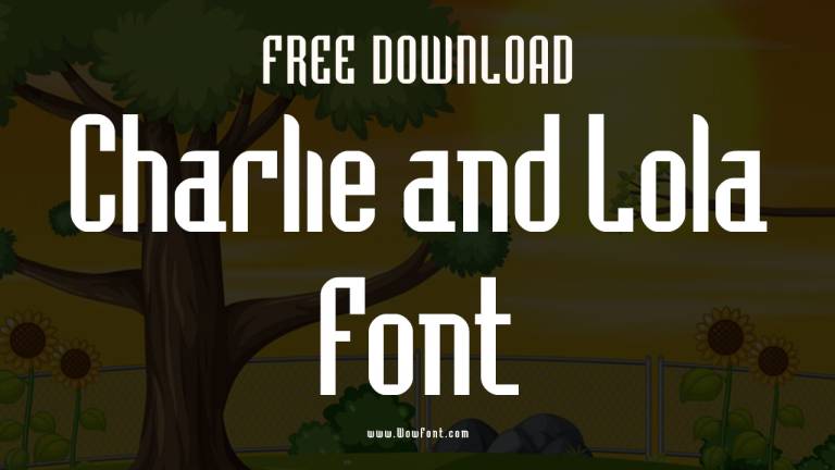 Charlie And Lola Font