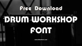 The Drum Workshop Font: A Unique Design For Drummers