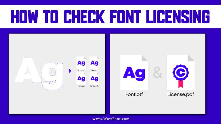 How To Check Font Licensing