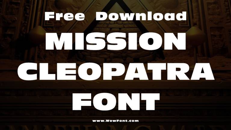 Mission Cleopatra Font