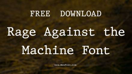 Rage Against The Machine Font: A Brief Overview