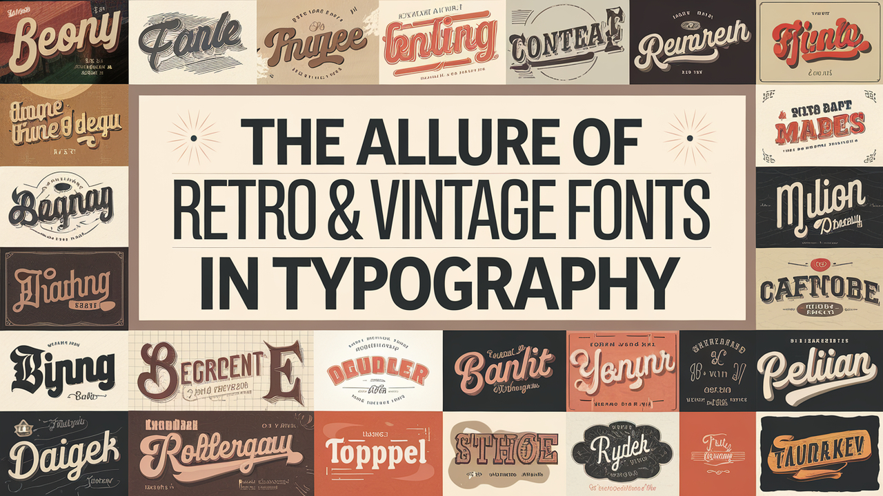 The Allure Of Retro & Vintage Fonts In Typography