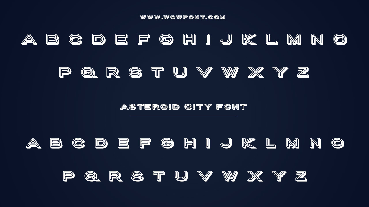 The Font Behind Asteroid City