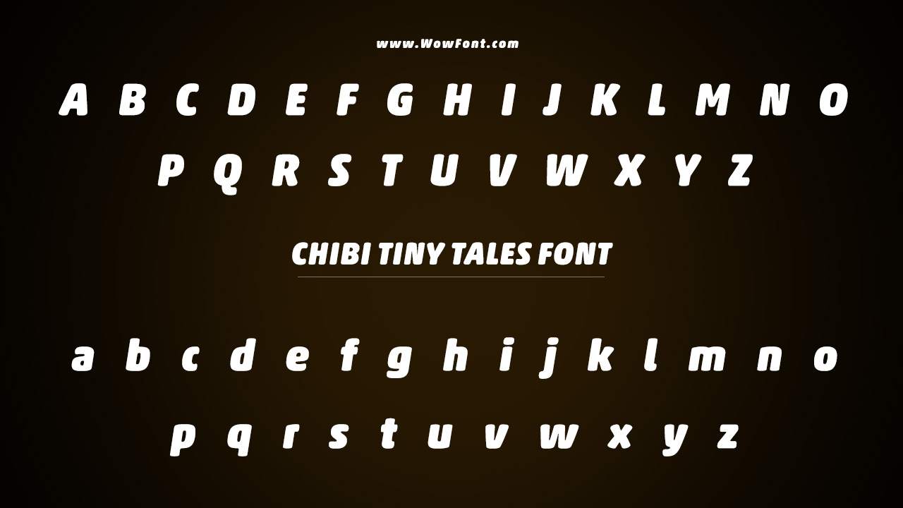 The Font Behind Chibi Tiny Tales