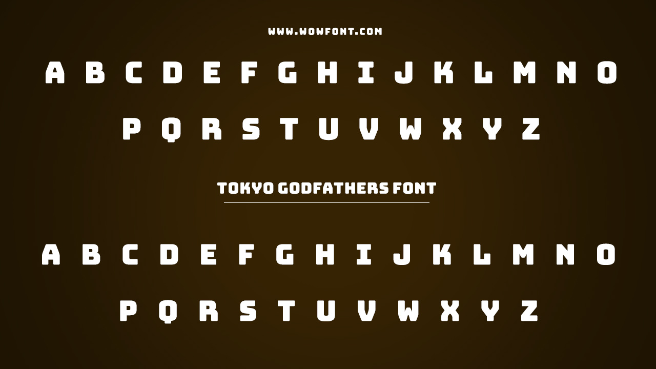 The Font Of Tokyo Godfathers