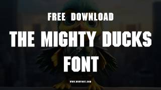 Skating Into Style: The Mighty Ducks Font Unleashed