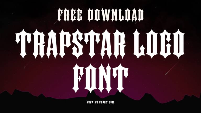 Trapstar Logo Font